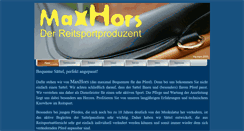 Desktop Screenshot of maxhors.de